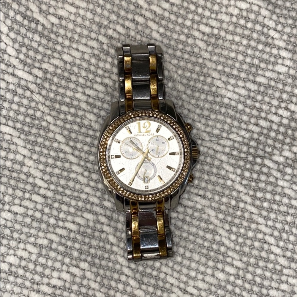 Silver & Gold Michael Kors Watch